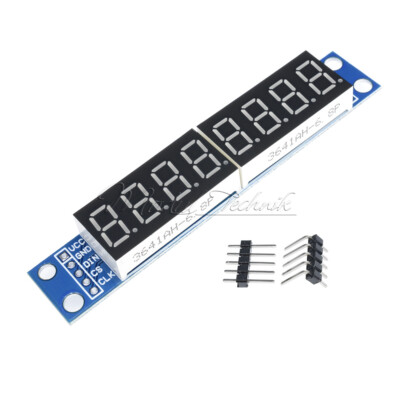 MAX7219 8 Digit Red LED Digital Display Module Board for Arduino Raspberry Pi