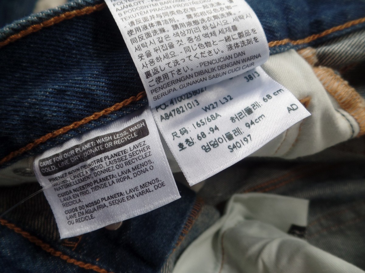 Jean Levi's 501 Femme Taille 27/32 - Coupe Boyfriend, Bleu, Neuf Sans étiquettes