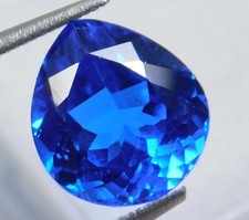 Natural 6.50 Ct Pear Genuine Quality Unheated COBALT SPINEL Certified Gemstone