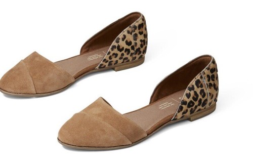 toms jutti suede flat leopard