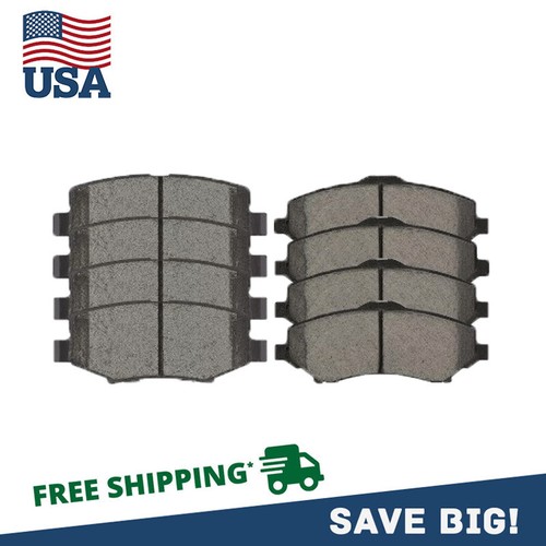 Front and Rear Ceramic Brake Pad Kit for Jeep Liberty Wrangler JK Dodge