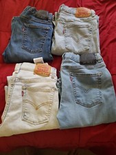 Levi's Jeans Lot Of 4 Pairs Boys Size 18 W 29/ L 31