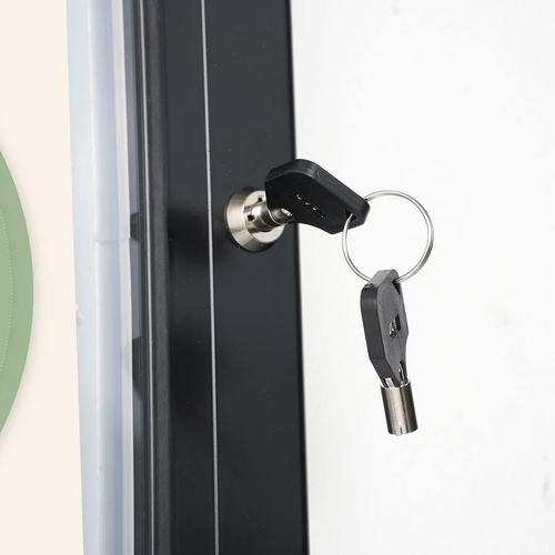 - Bacheca Da Esterno Porta Menu E Avvisi A4 - Bacheca Con Serratura E Coppia Di - Foto 6 di 12