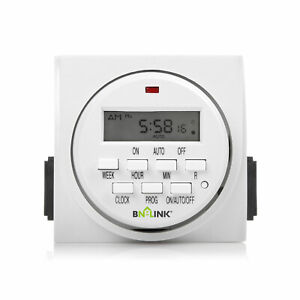 BN-LINK-Heavy-Duty-Digital-Electric-Programmable-Dual-Outlet-Timer-Plug-Indoor