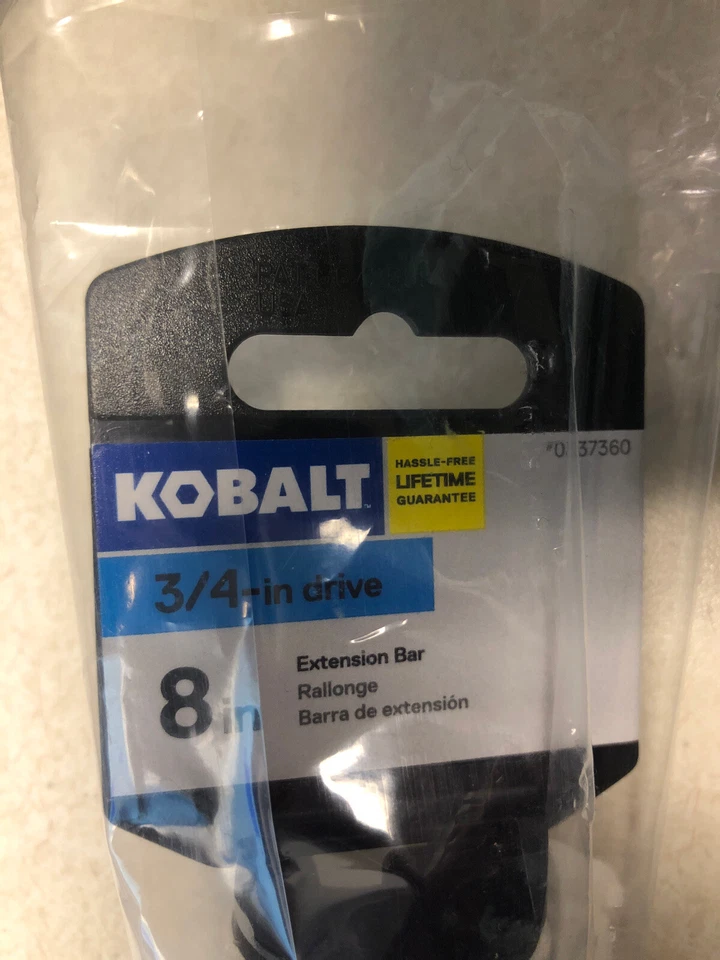 Kobalt 3/4-in Drive 8-in Socket Extension 85801 Brand New Free Expedited Ship! - Image 2 of 4