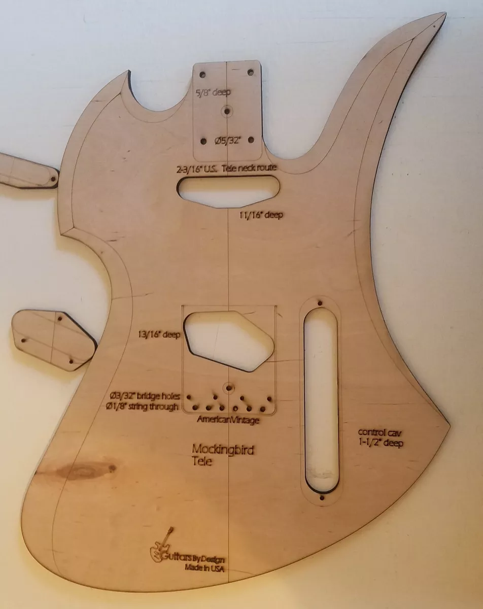 Mockingbird guitar body deals