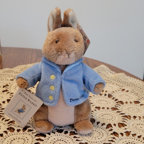 Peter Rabbit Beatrix Potter 8” Plush Bunny Rabbit Stuffed Animal Toy GUND 2018