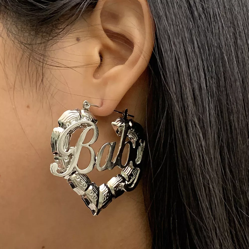 Baby bamboo earrings sale