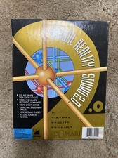 Vintage Domark Virtual Reality Studio 2.0 1992 3.5" Disks For IBM