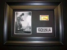 GODZILLA Framed Movie Film Cell Memorabilia Compliments poster dvd