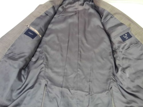 Cappotto sportivo Burberry London grigio check super 100s 42 lungo doppio sfiato! - Foto 10 di 12