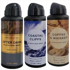 BATH AND BODY WORKS MENS COLLECTION DEODORIZING BODY SPRAY CHOOSE YOUR SCENT