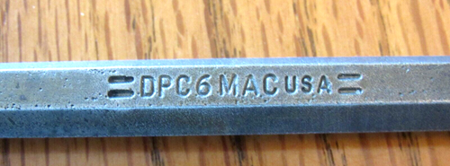 TOOL CHISEL MAC 5 INCH LONG PART DPC6, USA USED - Imagen 3 de 4