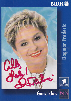 Autogramm - Dagmar Frederic