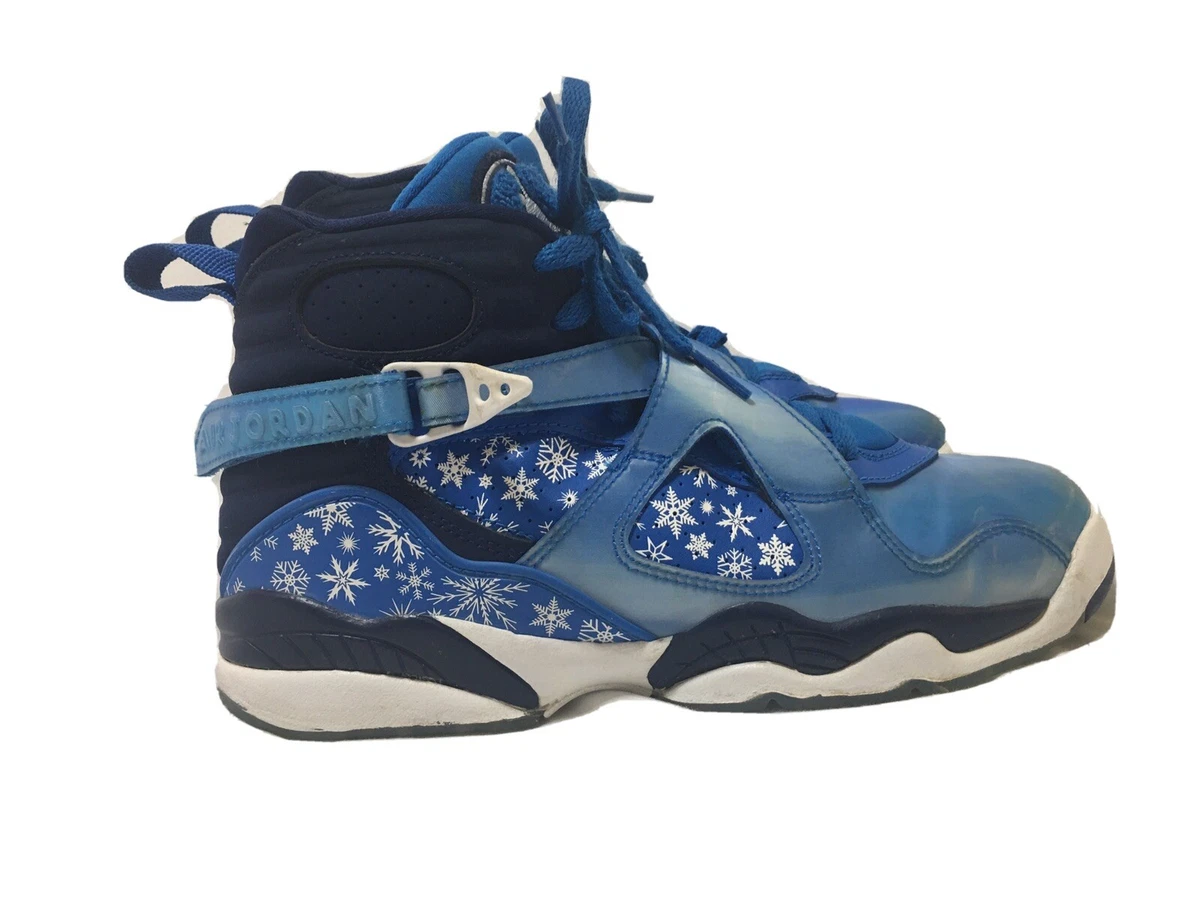 Jordan 8 blue and white 2025