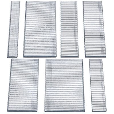 1400 Pieces 18 Gauge Brad Nails 7 Sizes Galvanized Brad Nails Assortment Kit
