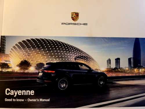 Porsche Cayenne 2020 manual del propietario conjunto completo bolsa guantera - Imagen 6 de 6