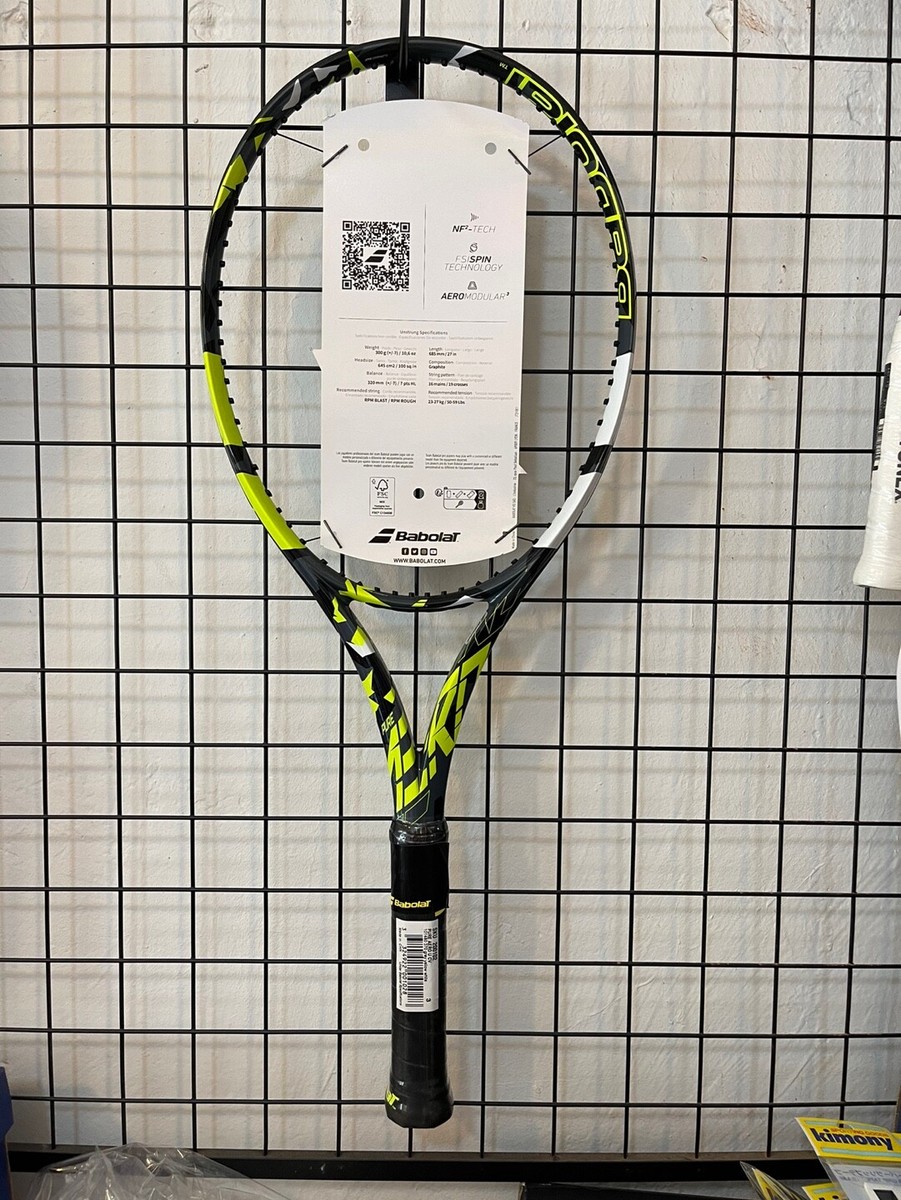 Babolat 2023 Pure Aero 100 Tennis Racquet Racket 100sq 300g