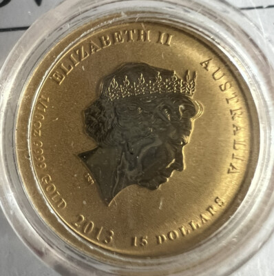 2013 Australia $15 1/10 oz .9999 Gold Proof Coin War in the