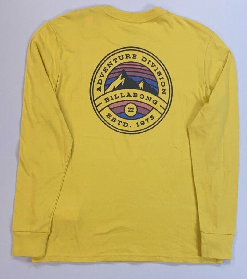 Men's Billabong Organic Premium Tee Adventure Division Long Sleeve