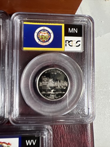 Spectacular 5 Coin Set: PCGS PR69DCAM 2005S State Quarters SQ1188 - Picture 4 of 13
