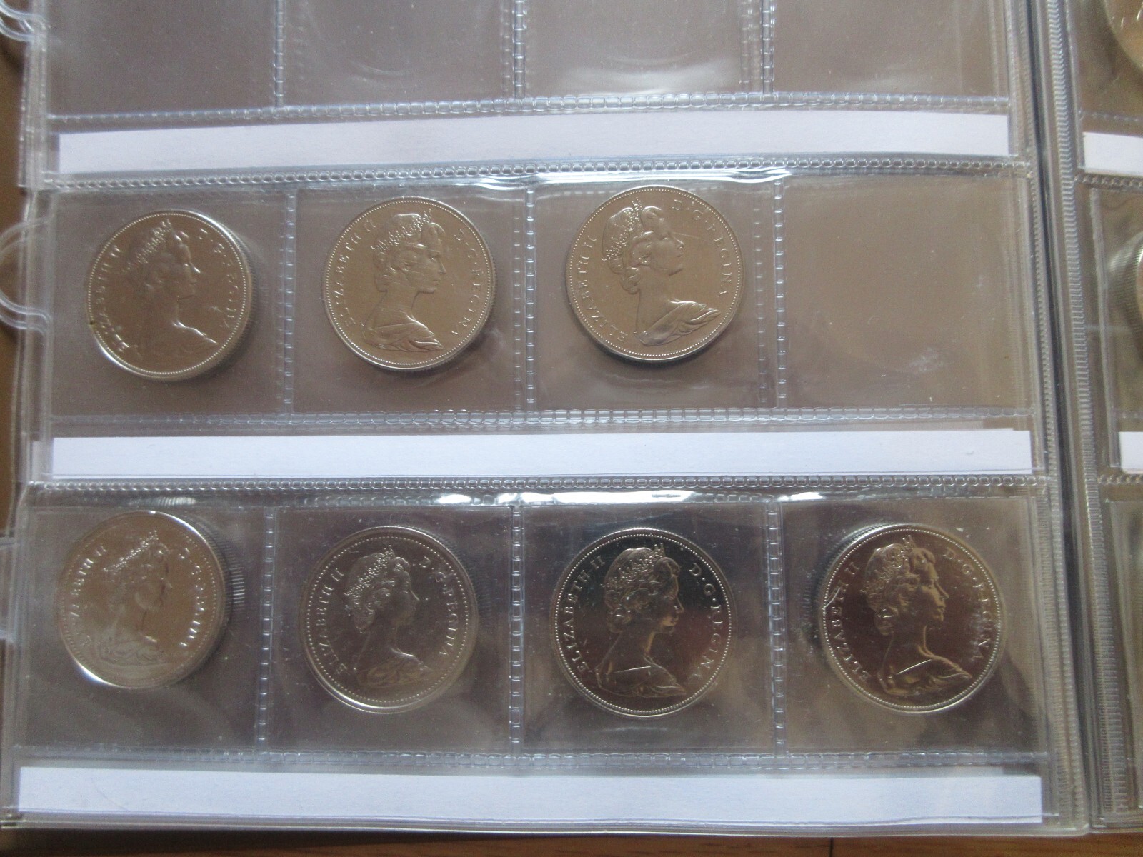 Set of Canada Nickel Dollars Coins Brown UNI-SAFE Album 1968-1986. UNC Coins