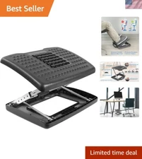 Adjustable Footrest with Massaging Bead | Adjustable Height and Tilt Office F...