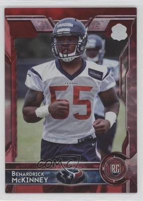 2015 Topps 60th Anniversary Red /60 Benardrick McKinney #397 Rookie RC 4at