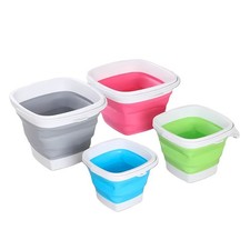 Falteimer Camping Falt Eimer Putz Angeleiner 3 bis 10 Liter Wassereimer Faltbar