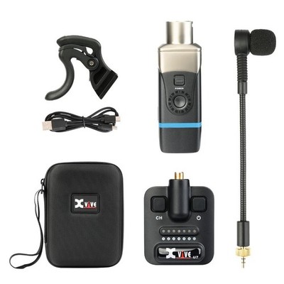 Xvive U7 Saxophone and Trumpet Wireless System (Travel Case Included)