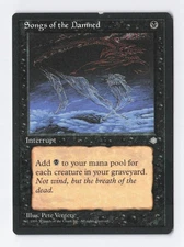 Songs of the Damned Ice Age MTG Vintage Magic the Gathering Card LP