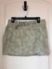 Columbia Sportswear Women's Omni Shield Sage Green Belted Skort Size M