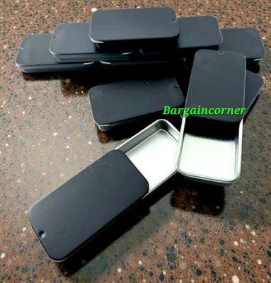 Blechdose klein tragbar Aufbewahrung Folie & offenes Design Taschenformat Metallbehälter 