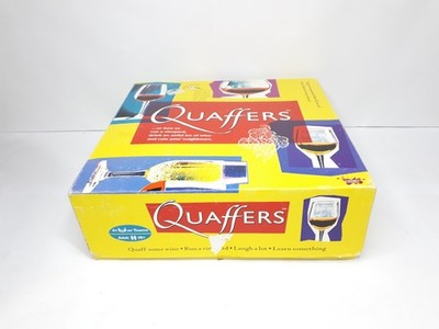 Vintage Quaffers Brettspiel - Spaß beim Lernen über Wein Erwachsene Spiel 1999 GC