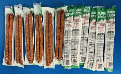 (12) Wenzel s Farm Jalapeno Cheddar Snack Sticks 2oz. Bulk Lot BB: 12/26
