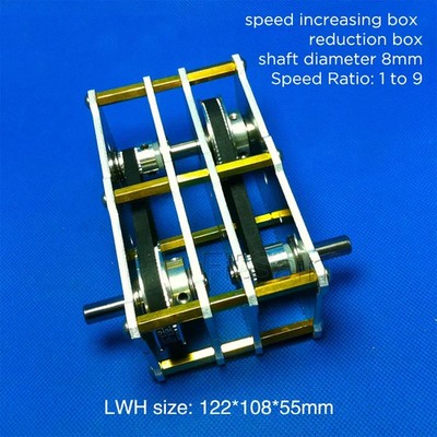 for 1. 9/12/16 synchronous pulley double-shaft high-torque reducer gearbox