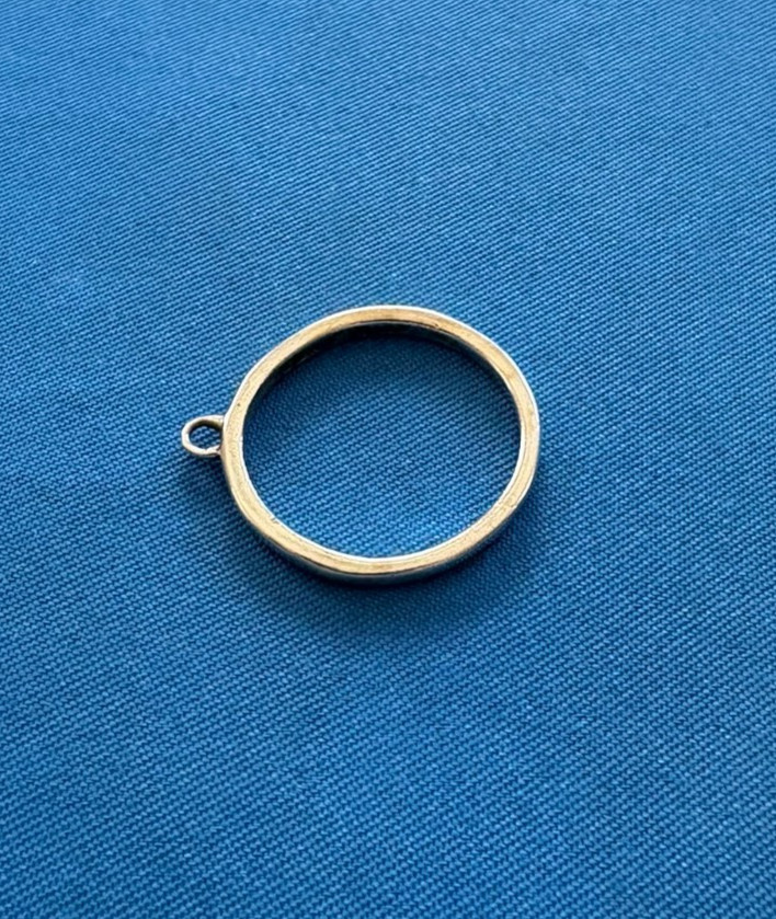 James Avery Sterling Silver Empty Dangle Ring - S… - image 3