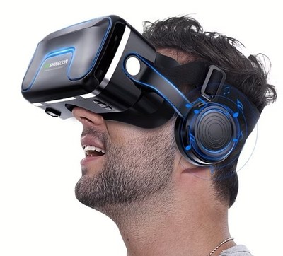Portable VR Movie Game Glasses - HD Cinema Headset with Adjustable Strap, Smart