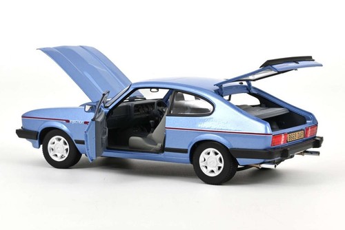 182764 Preorder Ford Capri Mk3 2.8 Injection RHD Paris Blue Norev 1/18 - Imagen 2 de 2