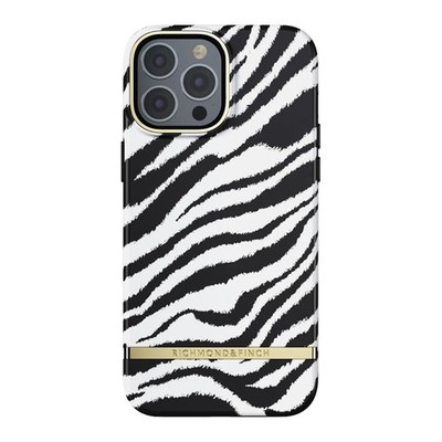 Richmond & Finch iPhone 13 Pro Max Hülle Slim Drop Getestet Designer Zebra Print