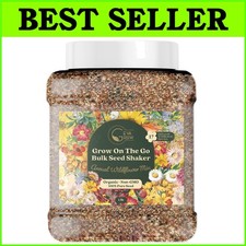 Mess-Free 1 lb Tub of Wildflower Seeds – 17 Varieties for Pollinator Attraction 94.91 per gallon