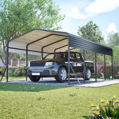 #ad #ad 13x20FT Heavy Duty Metal Carport Outdoor Garage Parking Hardtop Roof Car Shelter $1099.00