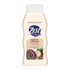 Zest Body Wash - Enriched with Wild Cocoa Butter and 20 Fl Oz (Pack of 1) 