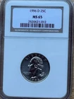 1996-D QUARTER NGC MS65