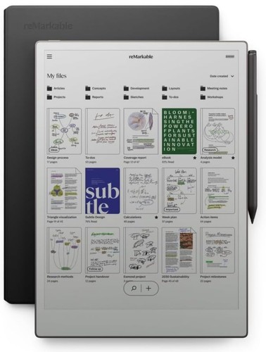 Remarkable Paper Pro, Marker Plus und Folio KONVOLUT Mosaikgewebe Basalt