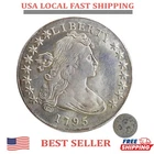 Rare Collectible Antique Historical Coin Exquisite Cameo Design Old Silver