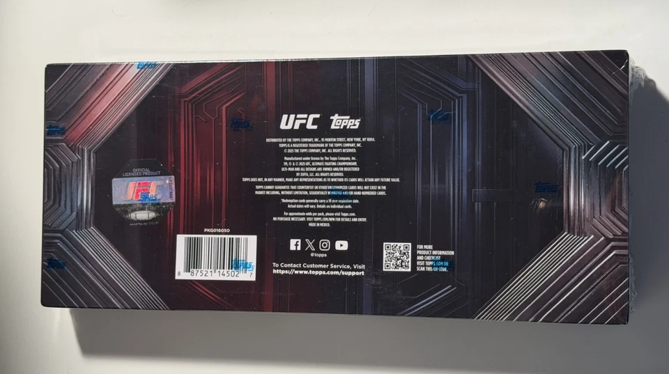2025 Topps UFC Knockout SEALED Hobby Box 3 Autos Autographs per Box - Image 2 of 2