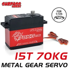 Surpass Hobby 15T 70KG 1/5 Scale High Torque Servo Digital DC Metal Gear for RC