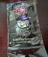Helluva Boss Robot Fizzarolli Spinning Head Pin Rare. Vivziepop Read Description