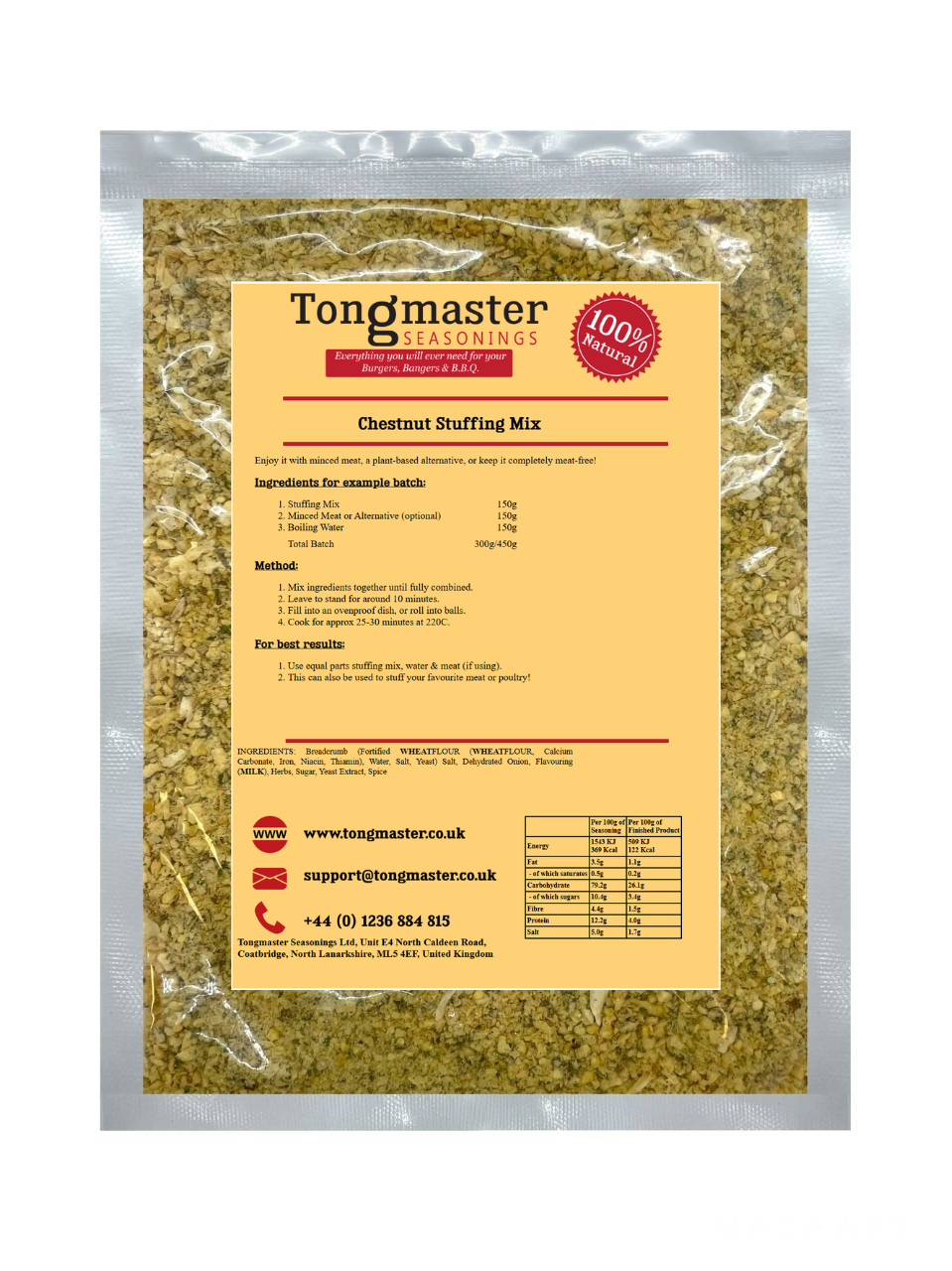 Chestnut Stuffing Mix - 150g